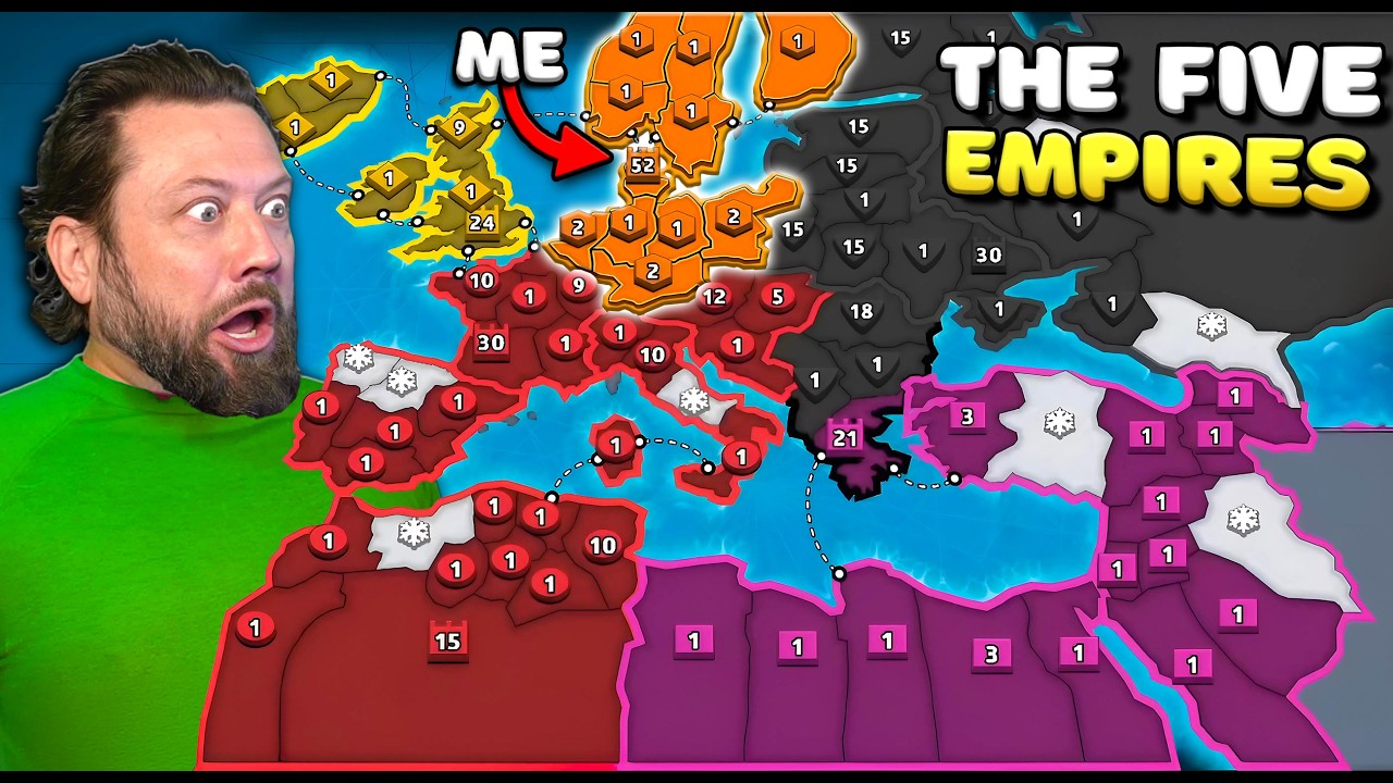 When the Two Biggest Empires Destroy Each Other! Risk: Negotiation Game