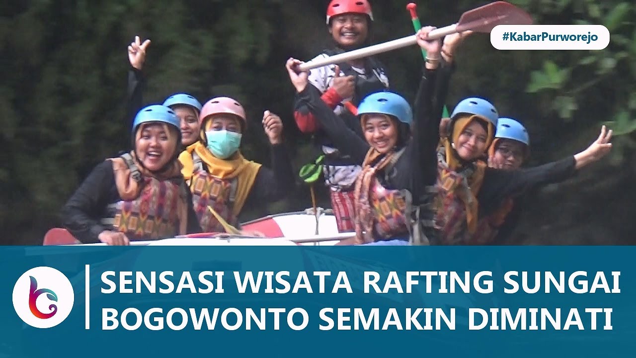 Sensasi Wisata Rafting di Sungai Bogowonto Purworejo Semakin Diminati