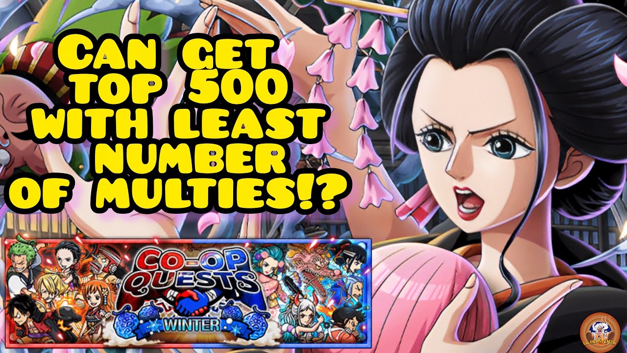 Can we get top 500 with the least amount of MULTIES!? Grand Feast Sugo CO-OP WINTER EDITION! [OPTC]