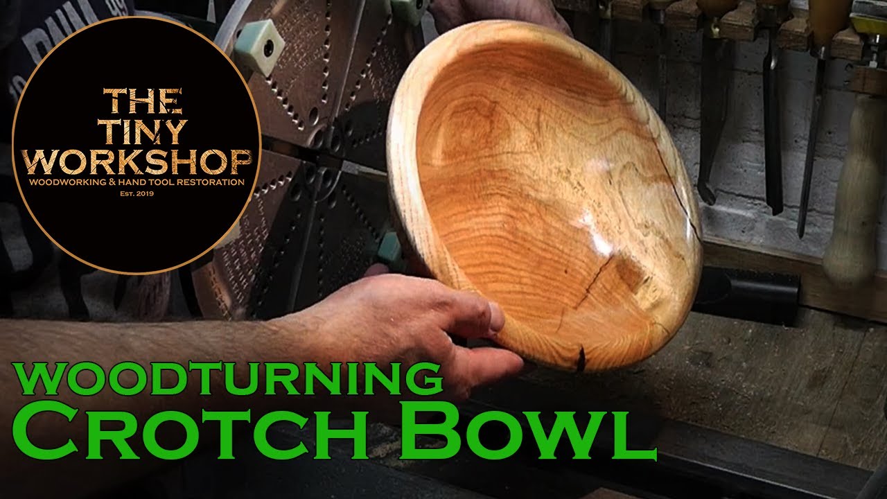 Woodturning - Crotch Beech Bowl