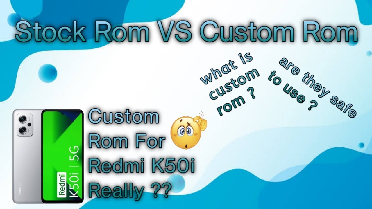 [ Truth ] Custom Rom For Redmi k50i - Costom rom VS Stock Rom