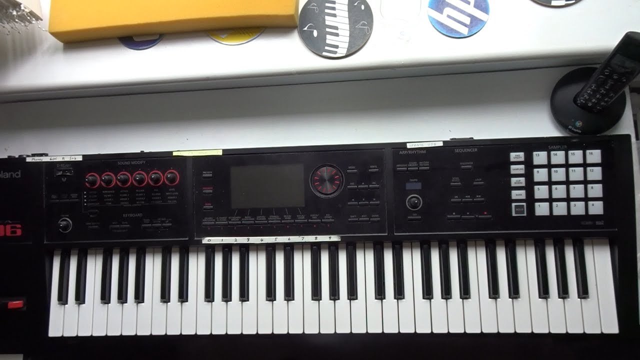 Roland FA-06 fix tactile switch