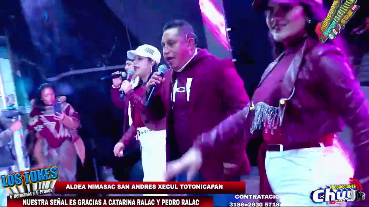 Los Tokes a otro nivel baile social Aldea Nimasac san andres xecul 7 de octubre 2025 baile social