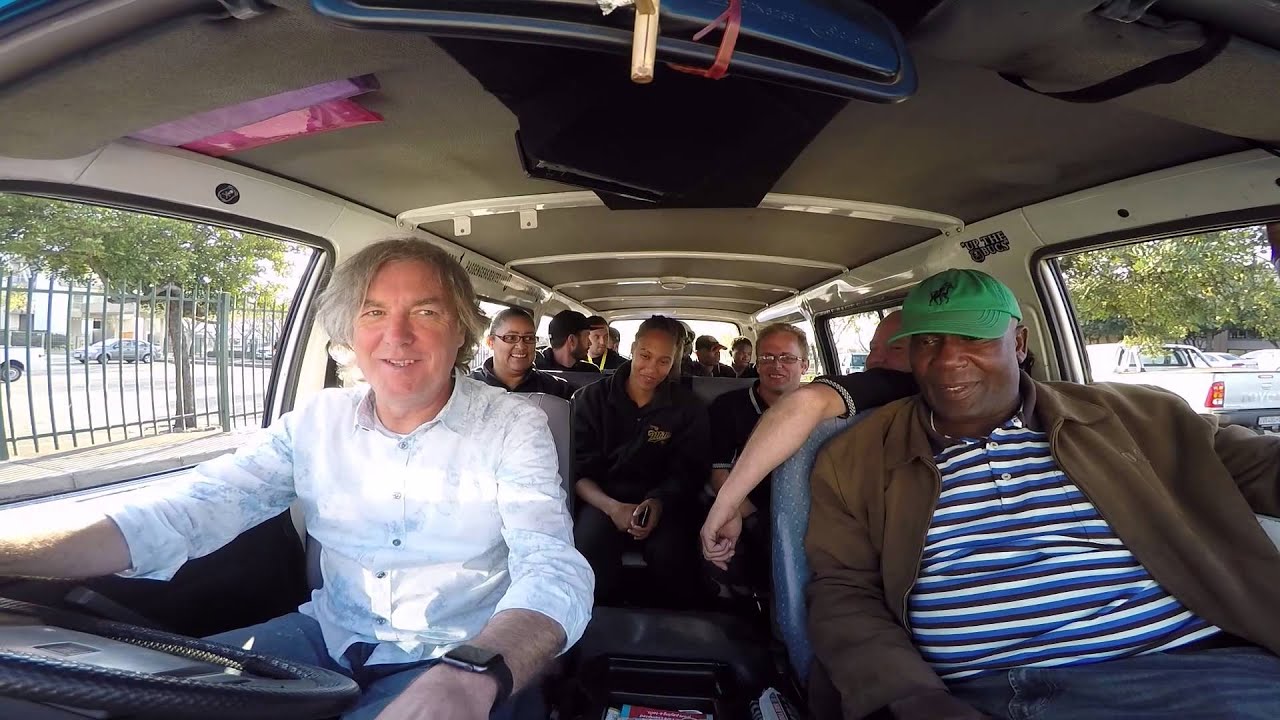 Top Gear's James May takes Johannesburg taxi for a spin