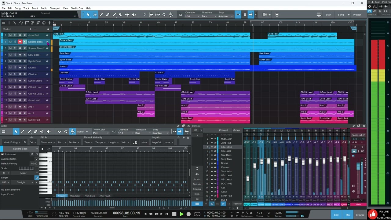 I Feel Love - Donna Summer - Midi Instrumental