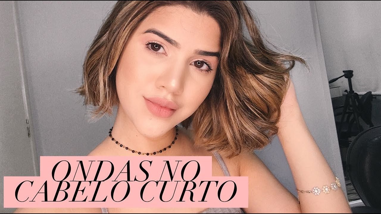 COMO FAZER ONDAS EM CABELO CURTO