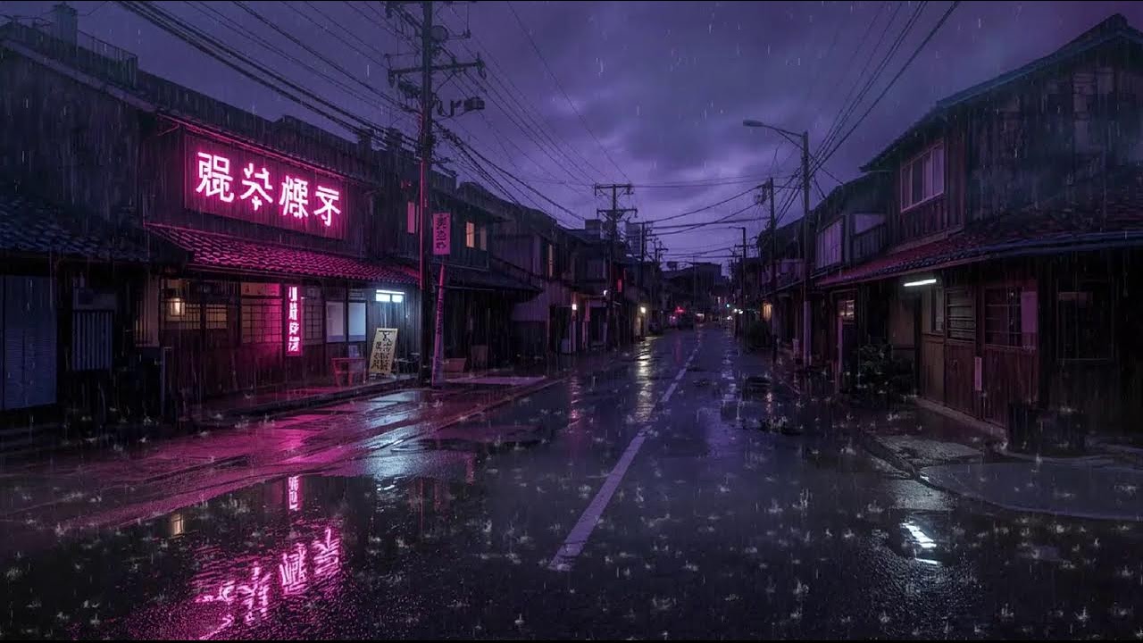 Night Rain Ambience 🌙 Lofi Beats for Focus, Relax & Quiet Moments #45