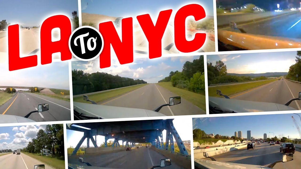 Here's A Time Lapse Of What It's Like To Drive From Los Angeles To New York
