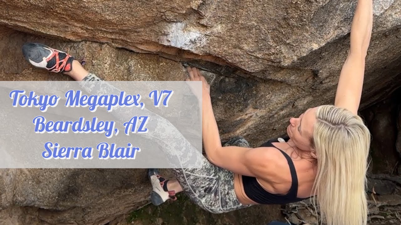 Tokyo Megaplex, V7 - Beardsley Boulder Pile, AZ with Sierra Blair
