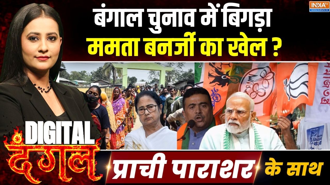 Digital Dangal | Prachi Parashar: बंगाल चुनाव में बिगड़ा ममता बनर्जी का खेल,BJP ने मारी बाजी?