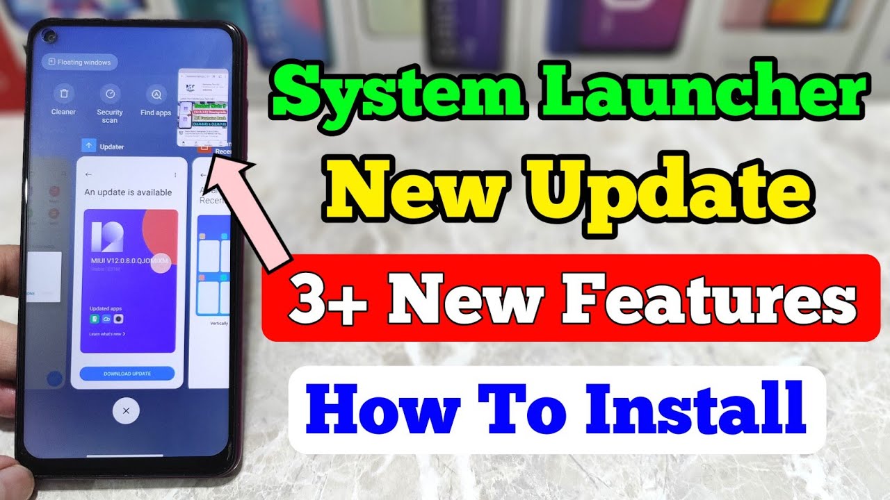 System Launcher New Update | 3 New Features | How To Install | Ft. Redmi Note 9