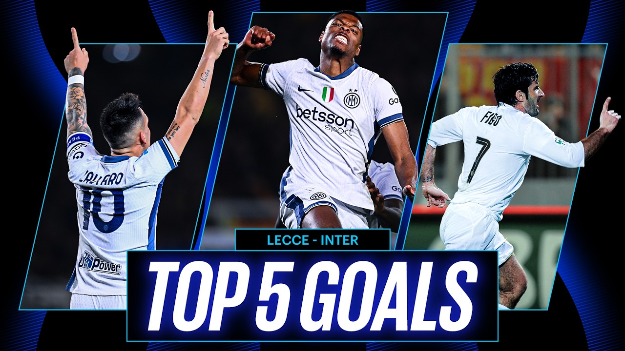 DUMFRIES, FIGO, RECOBA E.. UN PO' DI MAGIA AL VIA DEL MARE 🌊⚽   | TOP 5 GOL vs LECCE ⚽