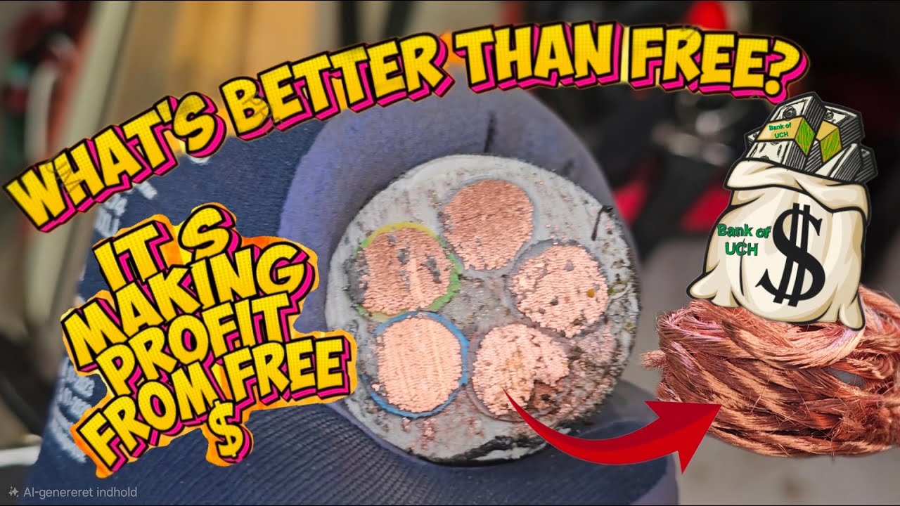 Stripping Copper Cable - Making a huge profit in minutes
