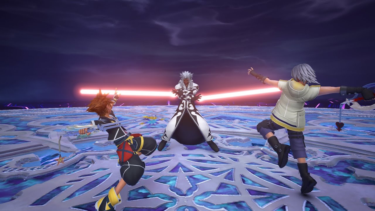 Kingdom Hearts 3 Kh2 Sora and Kh2 Riku vs Final Xemnas (MOD)