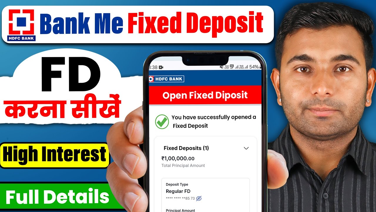 How to open FD in HDFC through NetBanking | HDFC Bank Me FD Kaise Kare | HDFC FD Online
