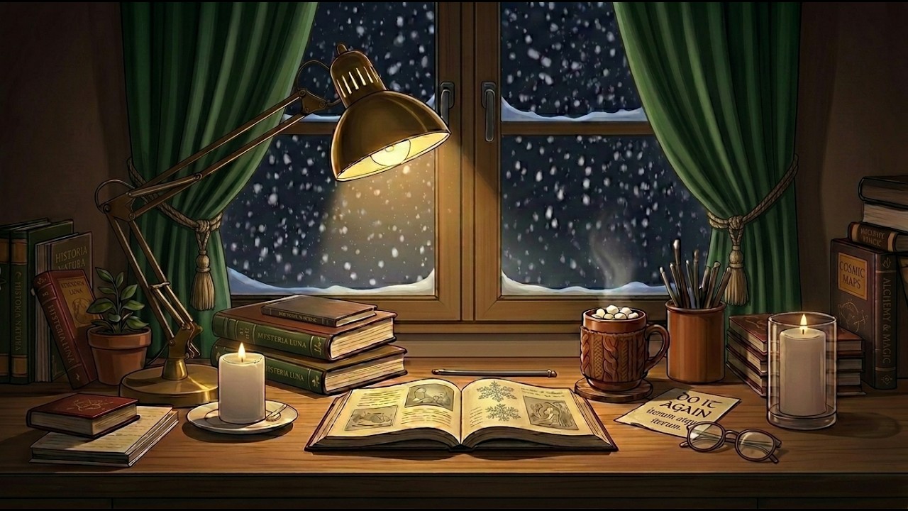 Winter Lofi Chillhop ❄️ Cozy Beats for Late-Night Study & Focus