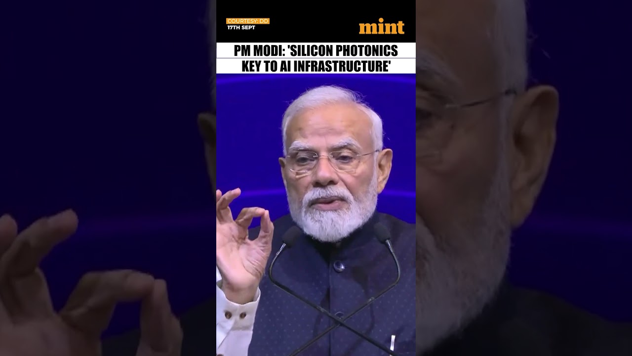 #PMModi Bats To Build #AI Infrastructure With Compound Semiconductors & Silicon Photonics | #Shorts
