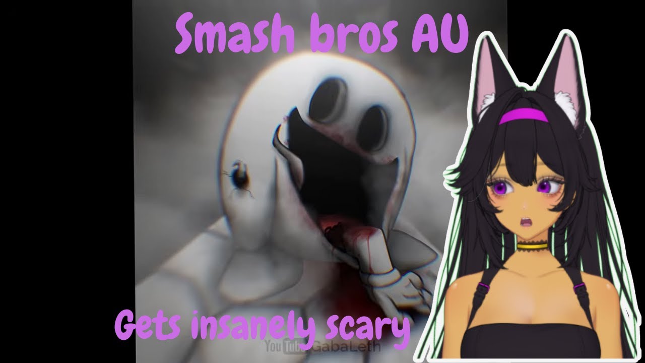 Smash bros AU gets insanely scary  neppy reacts to smash bro AU