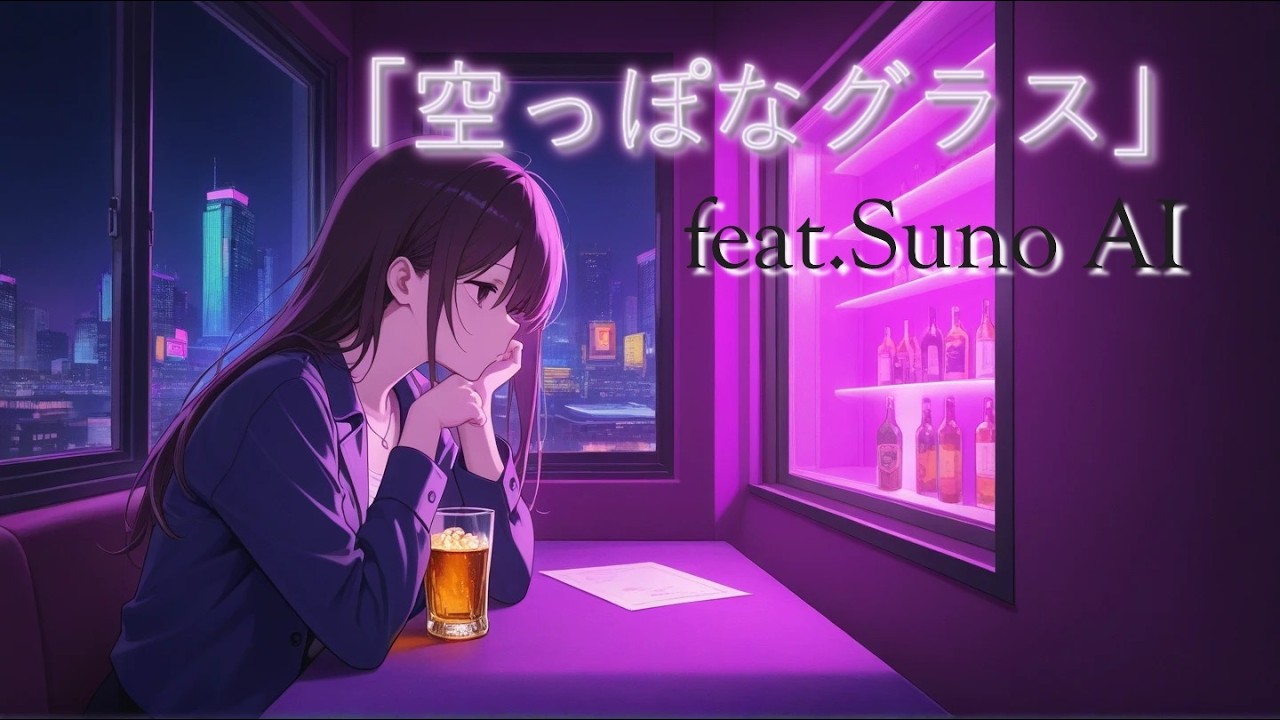 「空っぽなグラス」feat Suno AI