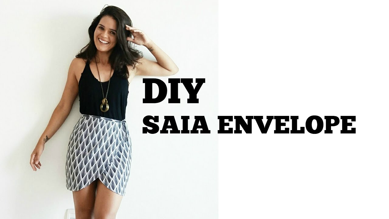 Saia envelope - Costura fácil