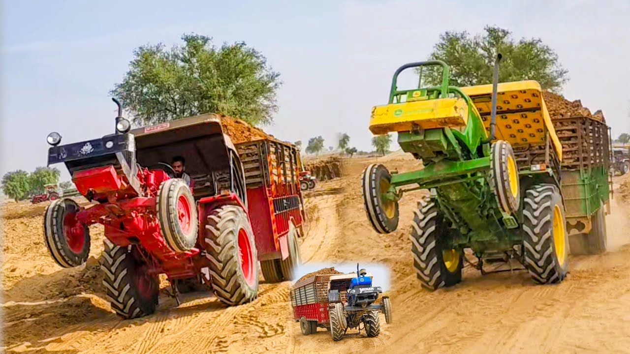 तीन ताकतवर शेरों में कौन सा पावरफुल है वीडियो में देखें | Mahindra vs John Deere vs New Holland