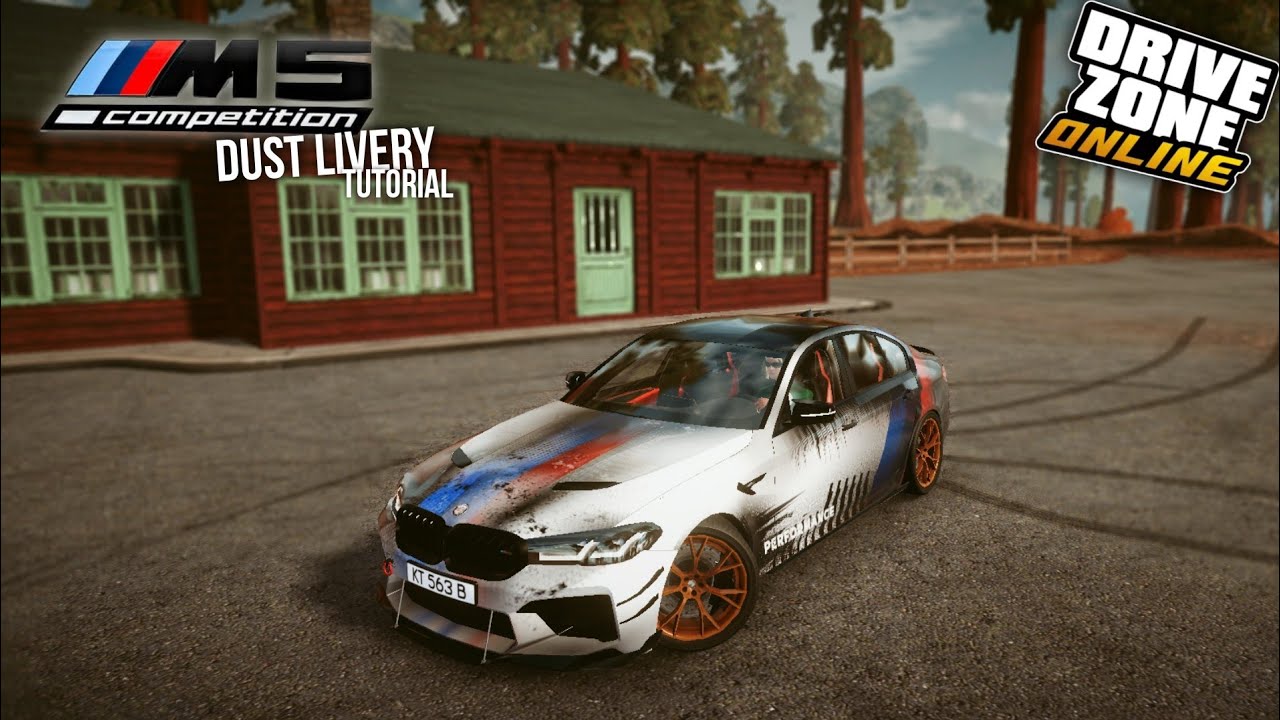 BMW M5 Dust livery tutorial in Drive Zone online | BMW M5 Livery designs in DZO | Driverlaxh25