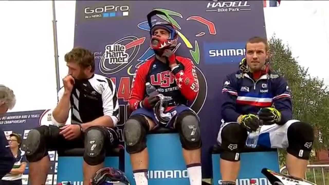 Neko Mulally NO CHAIN RUN to 4th!! UCI World Champs 2014 Hafjell