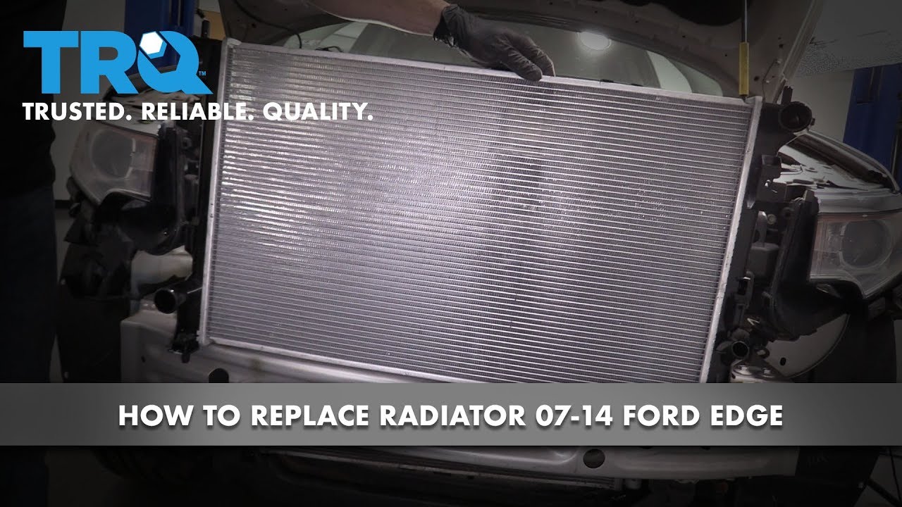 Как заменить радиатор Ford Edge 2007-14