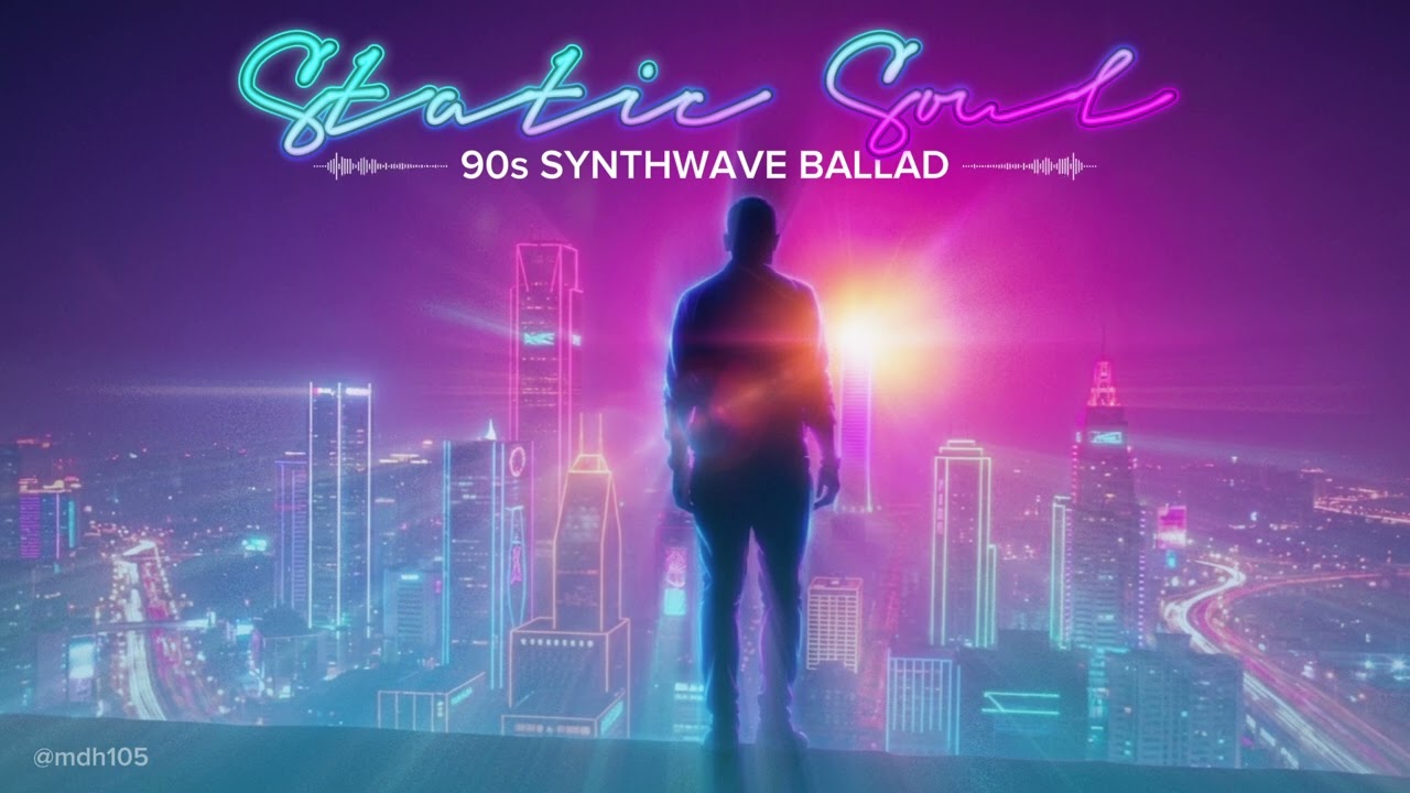 🎧 STATIC SOUL (90s SYNTHWAVE BALLAD) #song #mysong #mymusic #90s #synthwave #ballad #videoshort