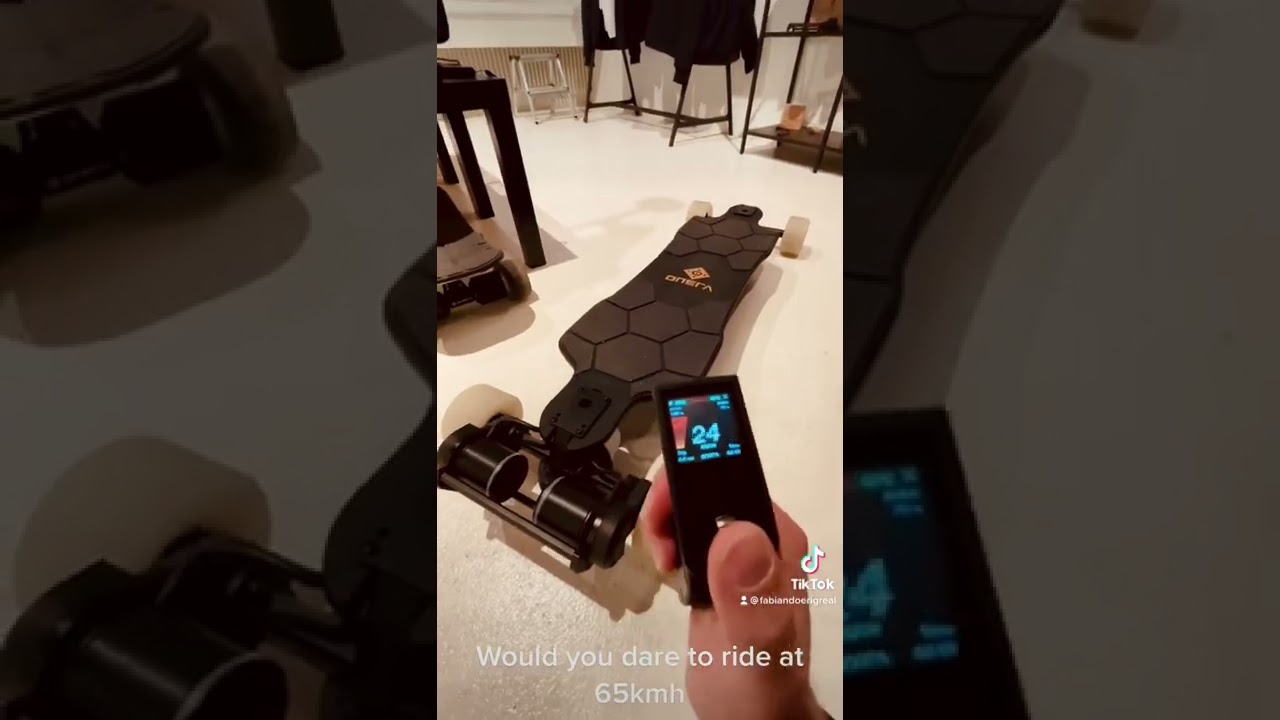 64kmh / 40mph BLACK Carve 3 Setup - New Electric Skateboard