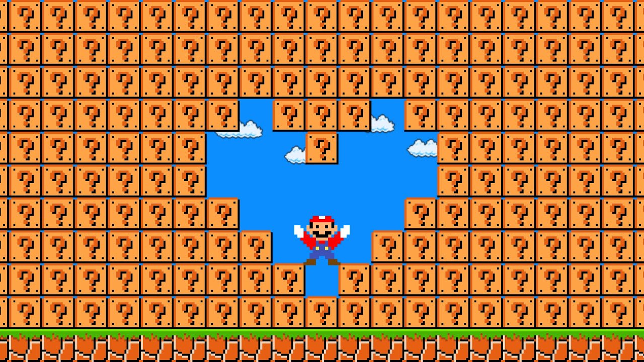 What If Mario Has 1,000,000 Item Blocks in Super Mario Bros.?