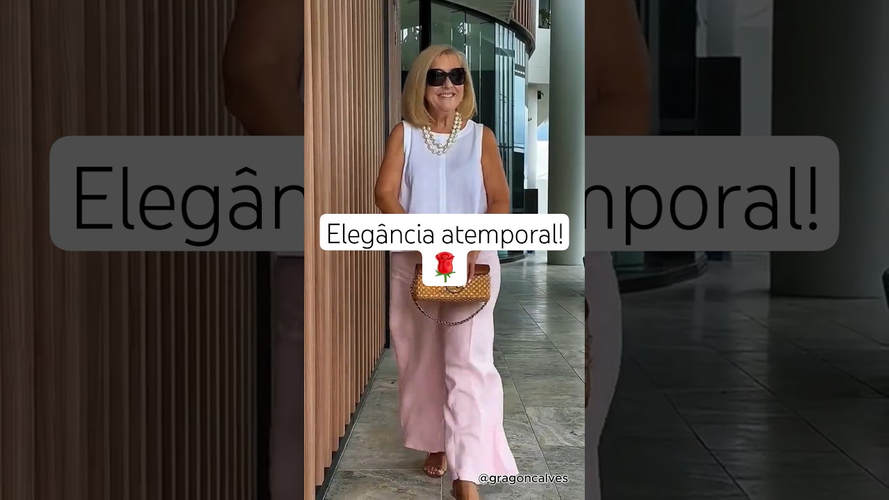 Moda atemporal! 💐🤍✨️ #mulhermoderna #fashion #estilo #outfits #look #oquevestir