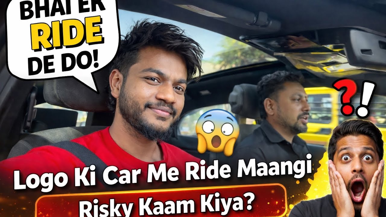 Logo Ki Car Me Ride Maangi 😱 | Risky Experiment!