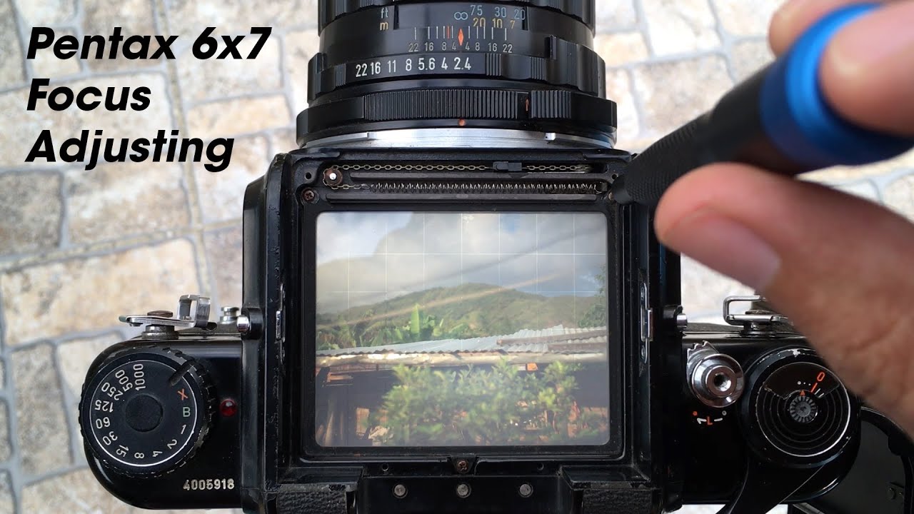 Pentax 6x7 Focus Adjusting