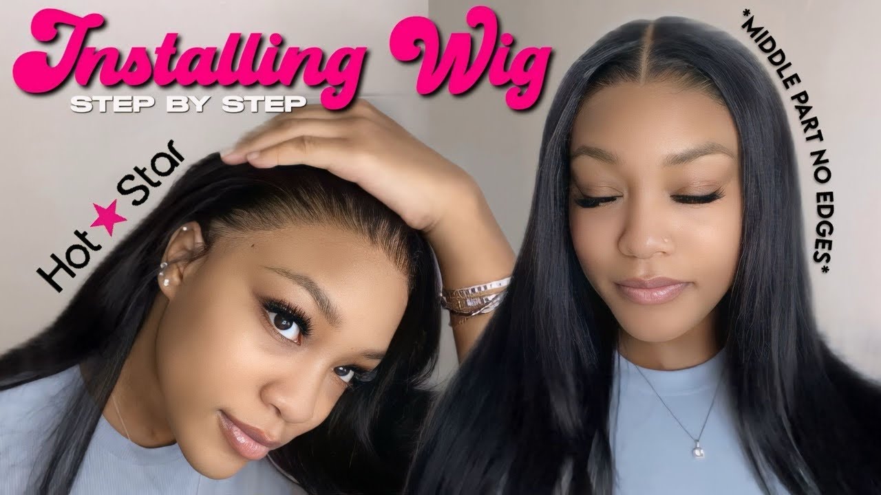 START TO FINISH WIG INSTALL for beginners ft hotstar hair from aliexpress ♡