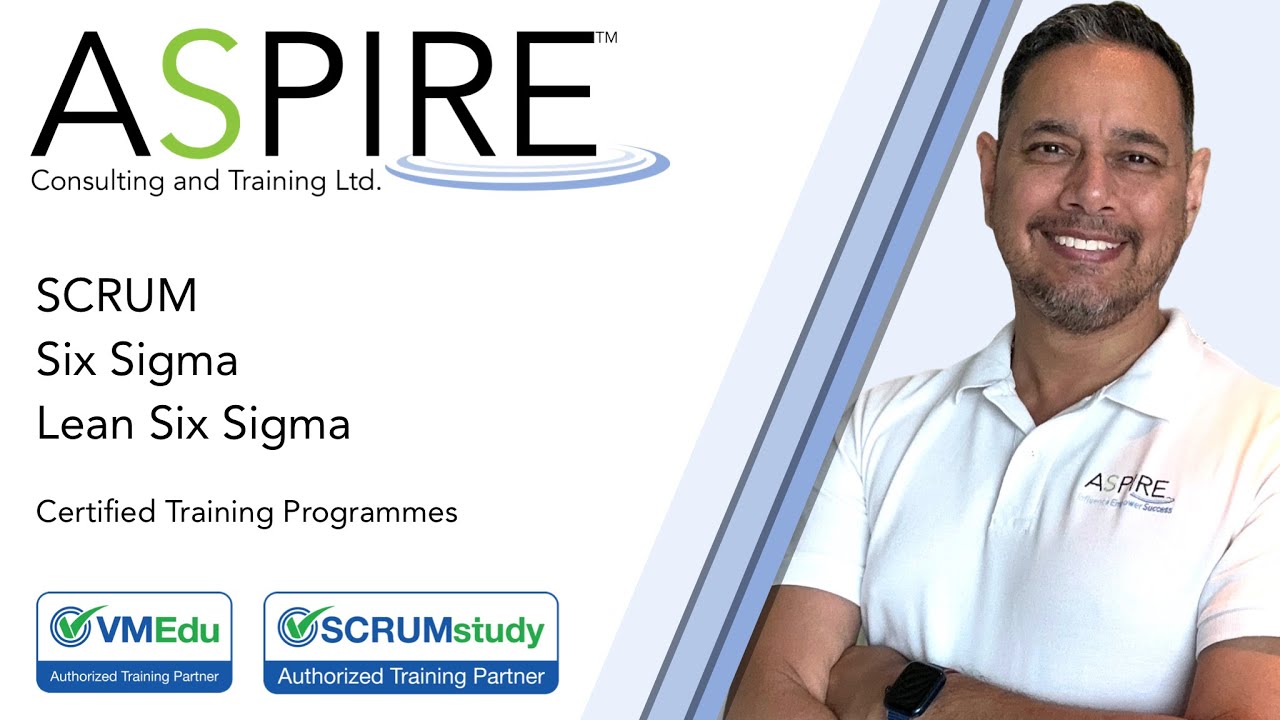 Get Certified with VMEdu Scrum, Six Sigma & More  Aspire Consulting and Training Ltd