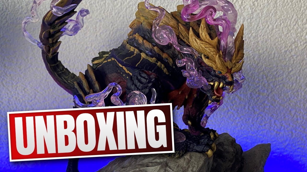 😍 209€ TEURE MAGNAMALO STATUE - Monster Hunter Rise Magnamalo Unboxing Deutsch