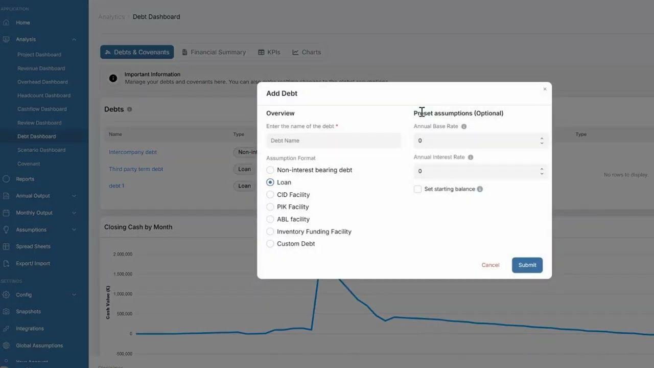 Introduction To Debt Dashboard