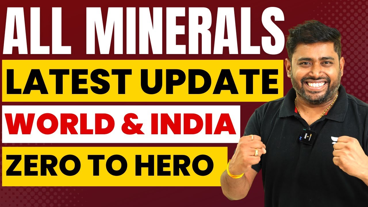 Top Minerals Producing States of India & World | Minerals of India & World | खनिज | UPSC | All Exams