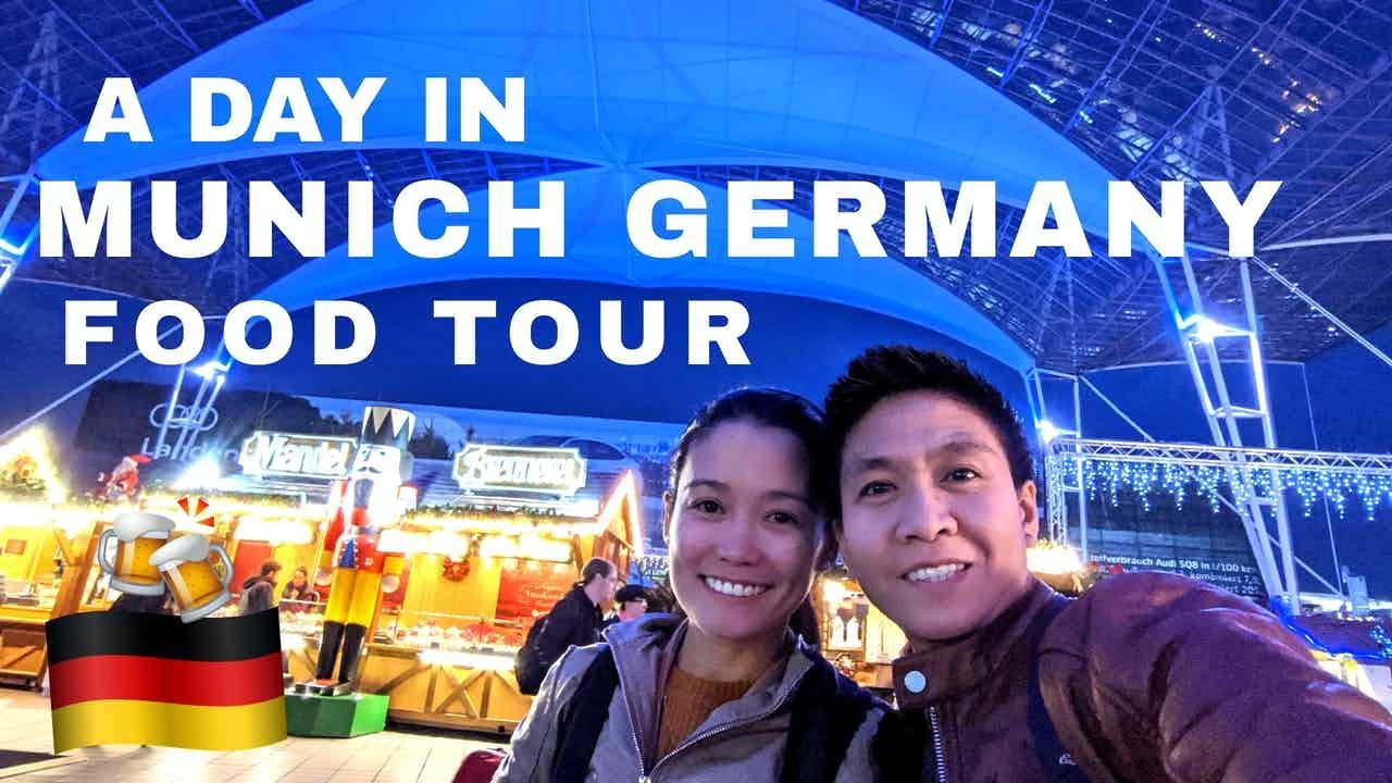 MUNICH GERMANY 🇩🇪 : FOOD TASTING TOUR I VIKTUALIENMARKT