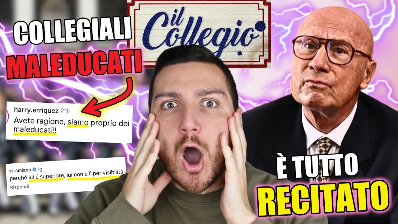 IL COLLEGIO È RECITATO: EX COLLEGIALI CONTRO IL PRESIDE BOSISIO !!! *DRAMA*