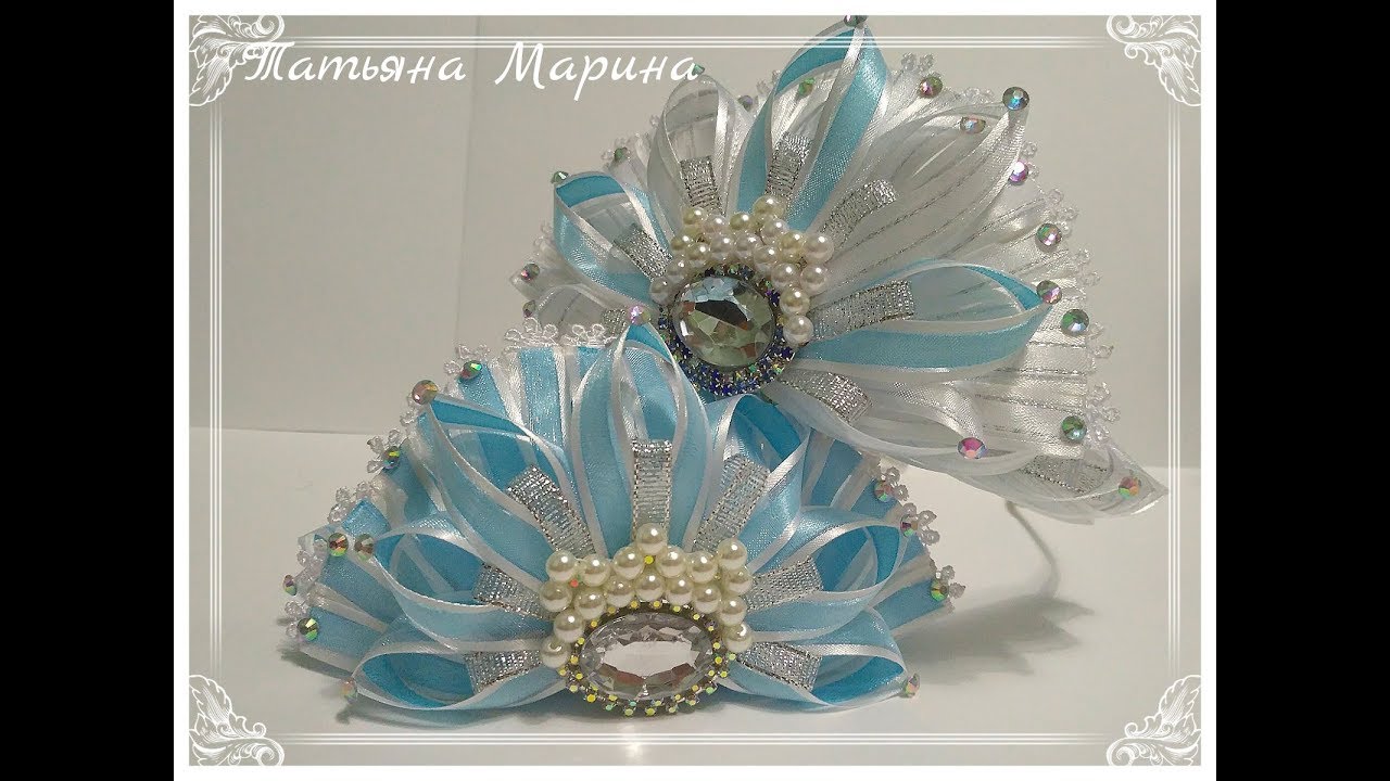 МК Новогодние короны из узкой ленты/ New Year Crowns/ Coroas de Ano Novo