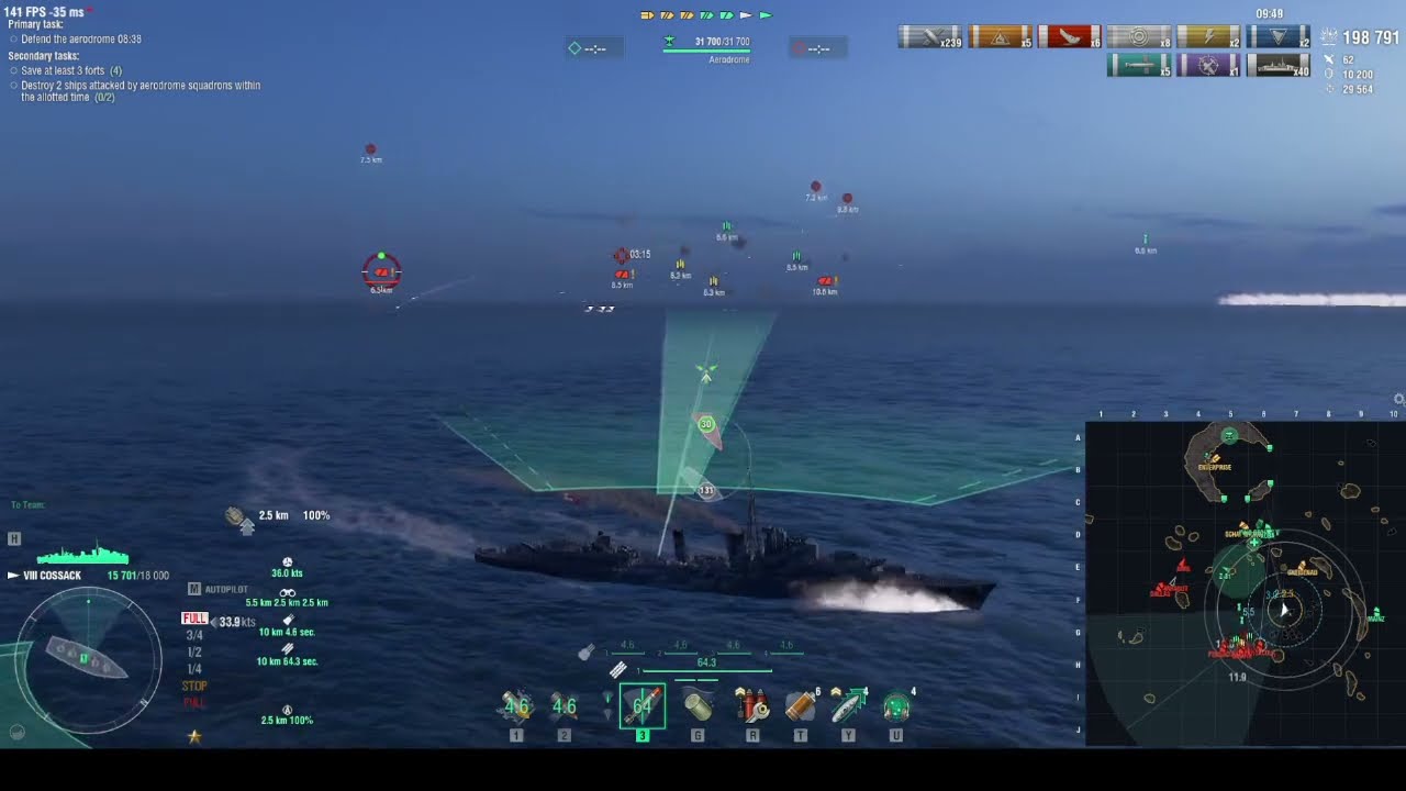 Cossack Review Best Competitive Tier 8 DD 300K+