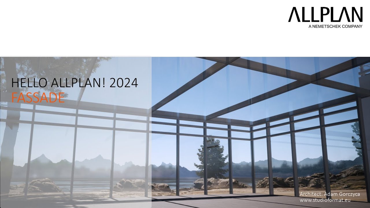 Fassadenplanung in ALLPLAN 2024 | schnell, intuitiv & flexibel