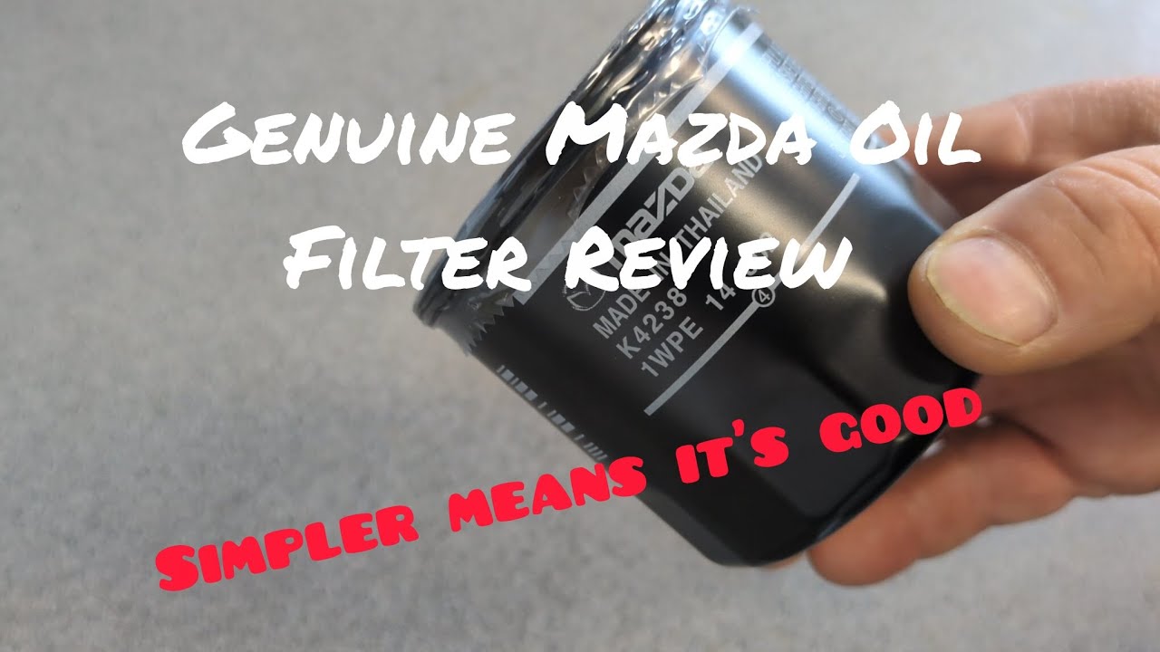 New Genuine Mazda Oil filter Review 