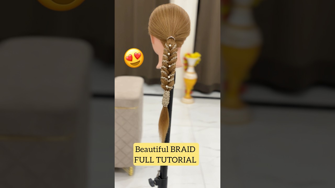 Beautiful LACE BRAID TUTORIAL HACK 