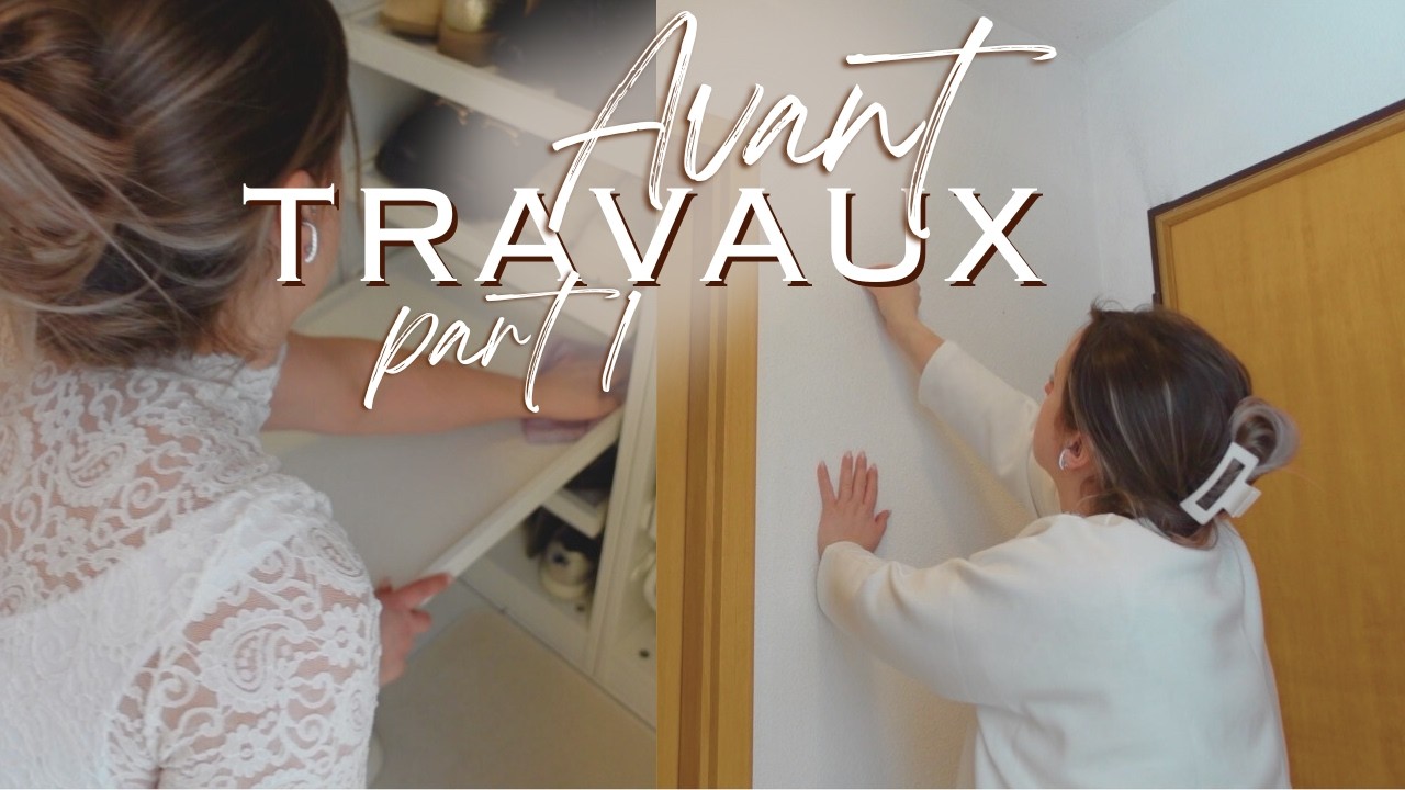Rangement complet & Désencombrement ASMR ⎮ Entrée avant travaux ( Part 1 )