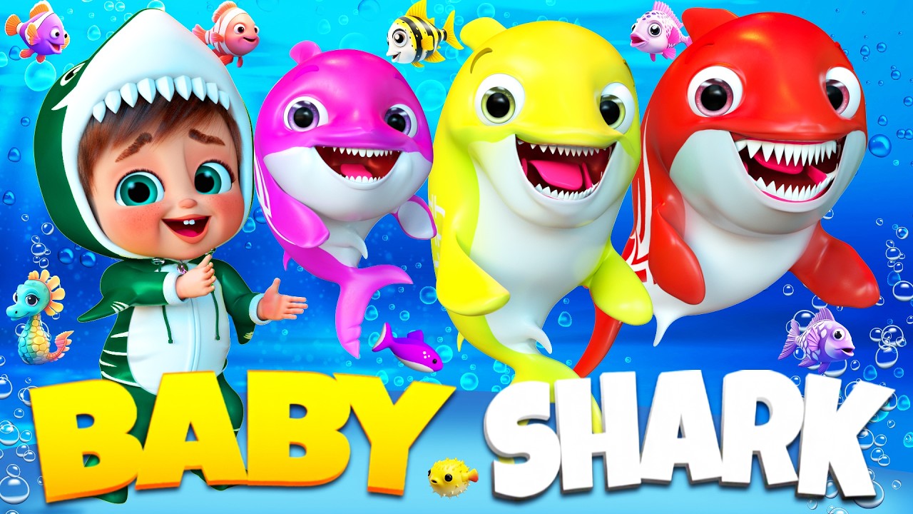 Веселые песенки и стишки про малышей Baby Shark #BabyShark #NurseryRhymes