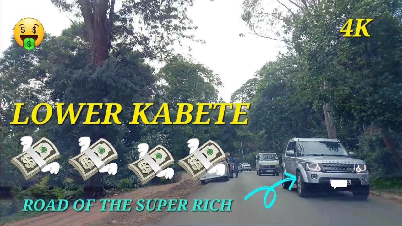 LOWER KABETE, Road of the super rich. KENYA ROADS