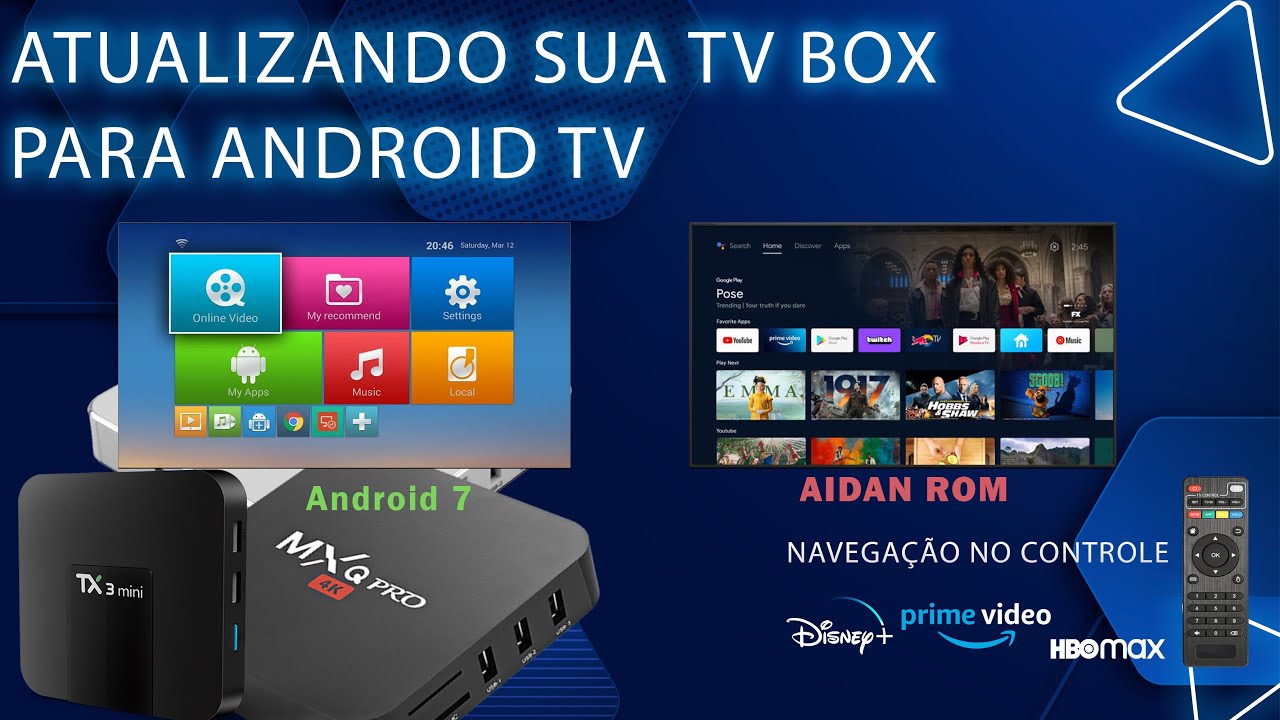 Como Atualizar o sistema de TV BOX TX3 MINI S905W/P281 para Android TV